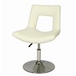 ADD TO YOUR SET: Pastel Furniture Dublin Side Chair with Lift Upholstered in Ivory