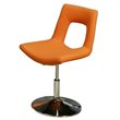ADD TO YOUR SET: Pastel Furniture Dublin Side Chair with Lift Upholstered in Orange