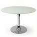 Pastel Furniture Sundance Round Dining Table in Frosted Glass