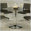 ADD TO YOUR SET: Pastel Furniture Sundance Round Dining Table in Black Glass