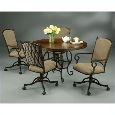 Pastel Furniture Atrium Elegant Wood Dining Table Set