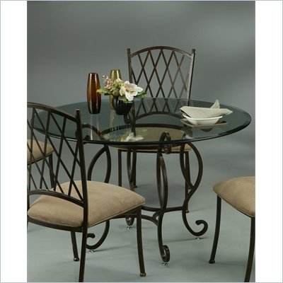 Pastel Furniture Atrium Elegant Dining Table in Autumn Rust