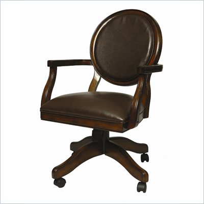 Pastel Furniture Devon Coast Caster Arm Chair in Cherry