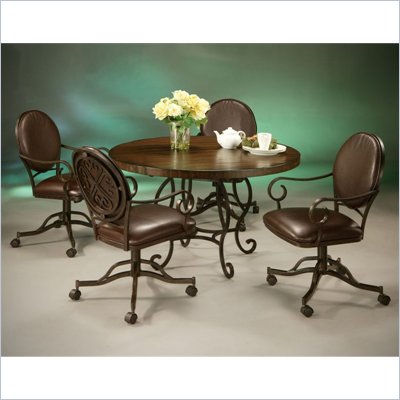 Pastel Furniture Island Falls Hard Wood Dining Table Set