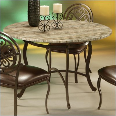 Pastel Furniture Island Falls Dining Table in Autumn Rust