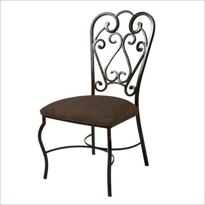 Pastel Furniture Magnolia Coffee Side Chair in Autumn Rust