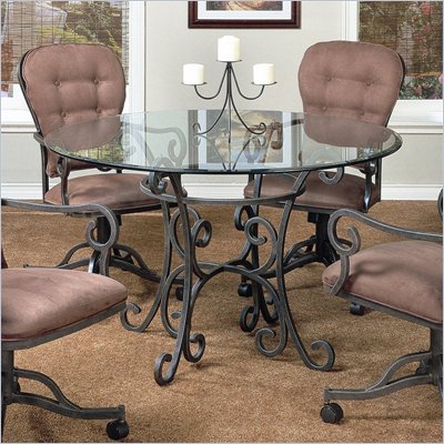 Pastel Furniture Magnolia Dining Table in Autumn Rust