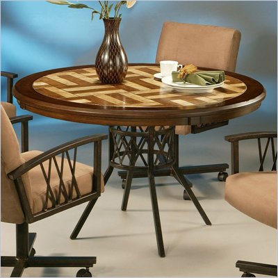Pastel Furniture Ravenwood Wood Dining Table in Autumn Rust