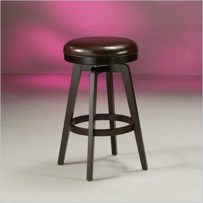 Pastel Furniture Royal Vista Espresso 26" Backless Counter Stool in Stallion Brown