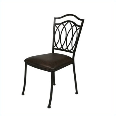 Pastel Furniture Westport Coffee Side Chair in Roletta Brown