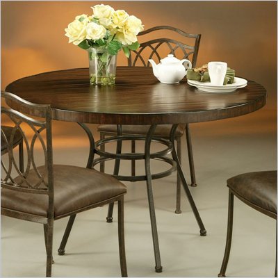 Pastel Furniture Westport Hard Wood Dining Table in Roletta Brown