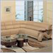Global Furniture USA Sherman Cappuccino Sectional Sofa
