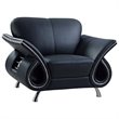 ADD TO YOUR SET: Global Furniture USA Charles Black Leather Club Chair