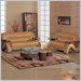 Global Furniture USA Sherman 2-Piece Leather Sofa Living Room Set