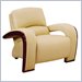 Global Furniture USA Alexander Sofa Chair in Tan Leather
