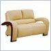 Global Furniture USA Alexander Loveseat in Tan Leather