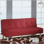 Global Furniture USA Sofa Bed in Burgundy Microfiber