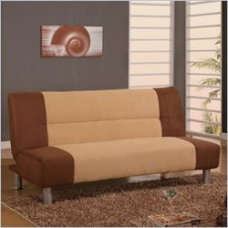 Global Furniture USA 2-Tone Microfiber Sofa Bed