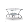 ADD TO YOUR SET: Global Furniture USA 559 Glass and Chrome End Table