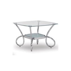 Global Furniture USA 559 Glass and Chrome End Table Best Price