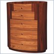 Global Furniture USA 5 Drawer Chest in Cherry Finish