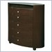 Global Furniture USA Emily 5 Drawer Chest in Wenge