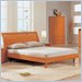 Global Furniture USA Contemporary Emily Bed in Cherry
