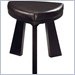 Global Furniture USA Triangular Dining Side Chair with Dark Brown Cushion