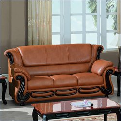 Global Furniture USA 9112 Series Brown Sofa