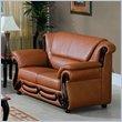 Global Furniture USA 9112 Series Brown Loveseat