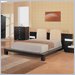 Global Furniture USA Contemporary Verona Bed in Wenge