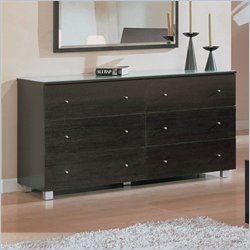 Global Furniture USA Camilla Dresser in Wenge