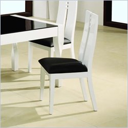Global Furniture USA Black and White Dining Chair