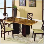 Global Furniture USA 5 Pc Wenge Table Set
