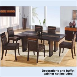 Global Furniture USA Amanda 7-piece Dining Room Set
