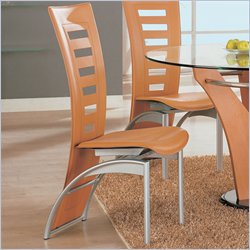 Global Furniture USA Neville Dining Side Chair in Natural Finish