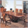 Global Furniture USA Rebecca Casual Dining Set in Brown Finish