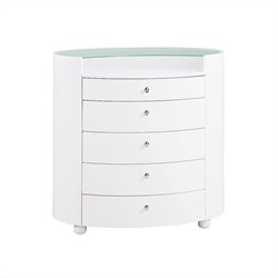 Global Furniture USA Emily Chest in White
