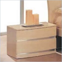 Global Furniture USA Aria Night Stand in Maple
