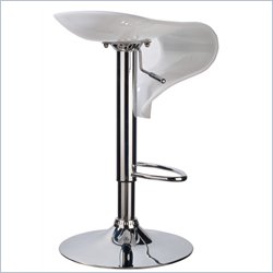 Global Furniture USA 215 Bar Stool in White