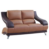 Global Furniture USA 982 Love Seat in Brown
