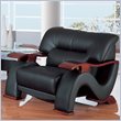 ADD TO YOUR SET: Global Furniture USA 2033 Chair in Black Leather Match