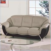 Global Furniture USA 6018 Sofa in Gray and Black