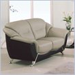 ADD TO YOUR SET: Global Furniture USA 6018 Love Seat in Gray and Black