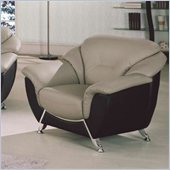 Global Furniture USA 6018 Chair in Gray and Black