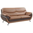 ADD TO YOUR SET: Global Furniture USA 2106 Sofa in Light/Dark Brown