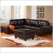 Global Furniture USA 5190 2 Piece Leather Sectional in Espresso
