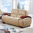 ADD TO YOUR SET: Global Furniture USA A223 Bonded Leather Loveseat in Cappuccino