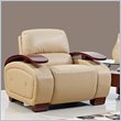 ADD TO YOUR SET: Global Furniture USA A223 Bonded Leather Chair in Cappuccino