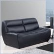 ADD TO YOUR SET: Global Furniture USA 3730 Leather Loveseat in Black
